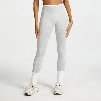 SPARK Seamless Leopard-print Yoga Fitness Leggings RXW3006-2