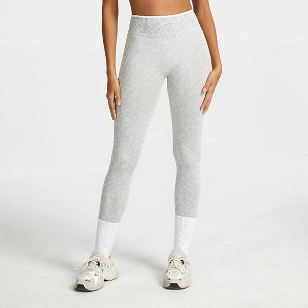 SPARK Seamless Leopard-print Yoga Fitness Leggings RXW3006-2