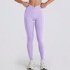 SPARK Contrast Color Twist High Waist Yoga Leggings QY6552