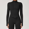 SPARK Slim-fit Zip-up Yoga Jacket For Women ZC7725