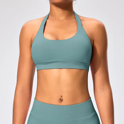 SPARK Seamless Halter Neck Yoga Fitness Bra RX2376