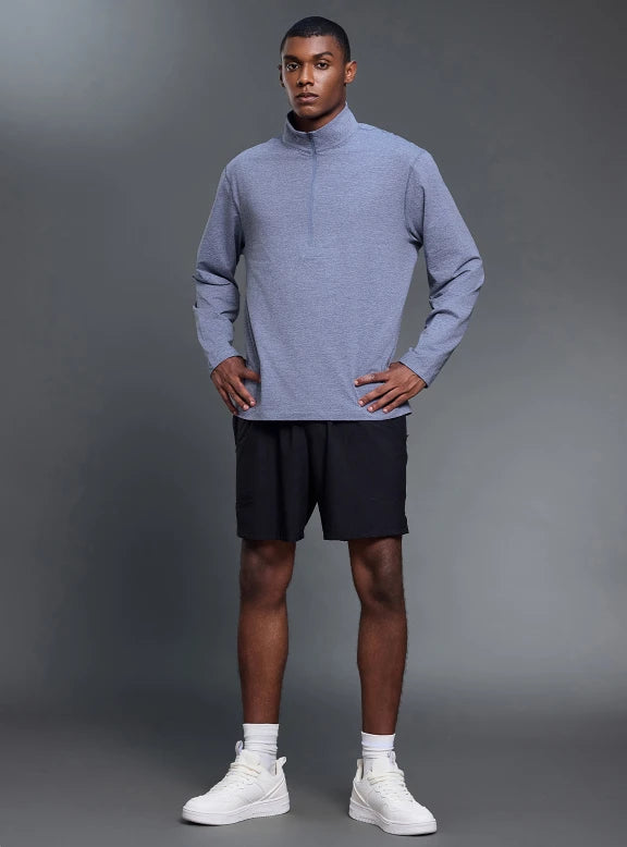 SPARK Men's Half-zip Versatile Long Sleeve Top FK032