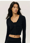 SPARK Women’s Cropped V-Neck Workout Jacket DS126067