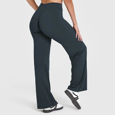 SPARK High Waist Yoga Flared Pants For Women RX1339