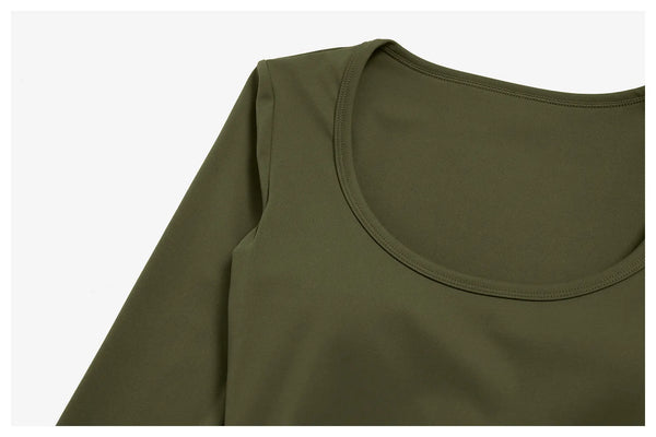 SPARK Women's Long-Sleeve High Stretch Slim-Fit Yoga Top ZC9599