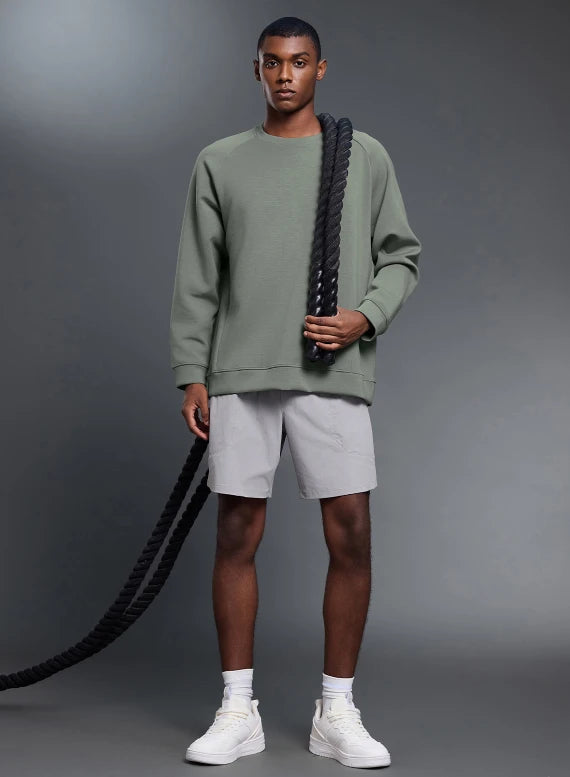 SPARK Men's Round Neck Outdoor Casual Sweatshirt DQ025