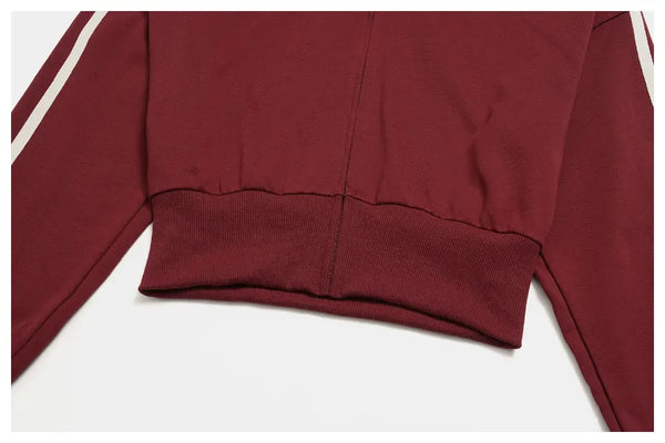 SPARK Women’s Color Block Cropped Hooded Jacket | Thick Warm Athletic & Casual Jacket ZC3005