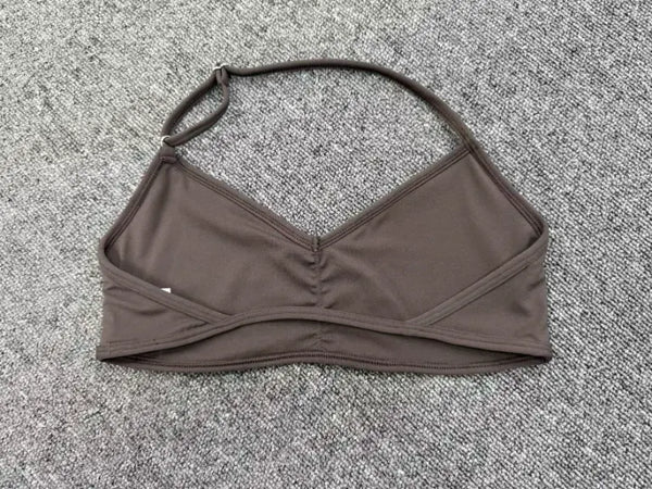 SPARK Women's Halter Neck Sports Bra with Built-In Pads TF8402