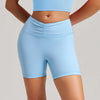 SPARK Women’s Scrunched Waist Yoga Gym Shorts RQ3461