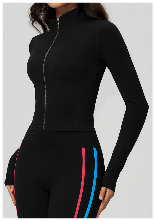 SPARK Women’s Waist-Cinching Long Sleeve Cycling Jacket ZC2578