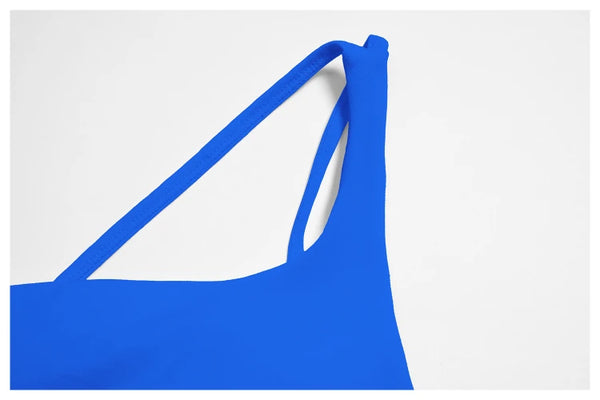SPARK Spring New One Shoulder Pretty-Back Yoga Bra ZC7790