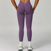 SPARK Seamless V-shaped Tight Slim Fitness Leggings ZC7790