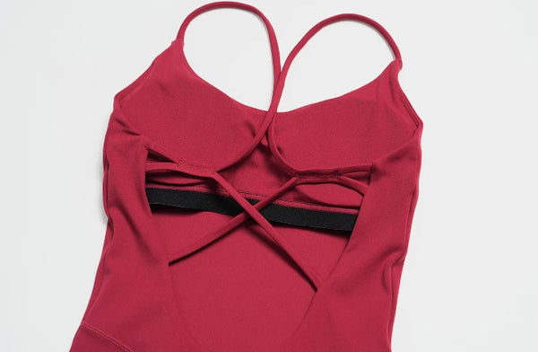 SPARK Women's Backless Yoga Fitness Jumpsuit ZC3091