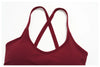 SPARK Women's Shockproof U-Neck Cross Back Yoga Sports Bra ZC5560