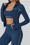 SPARK Contrast Color Slim Yoga Jacket ZC2036
