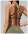 SPARK Seamless Ribbed 3-Way Convertible Yoga Sports Bra ZC3597