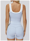 SPARK Two-piece Split Yoga Tank Top For Women ZC3129