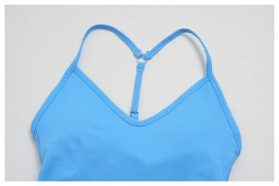 SPARK Seamless Halter Neck Y-Back Yoga Fitness Tank Top ZC3595