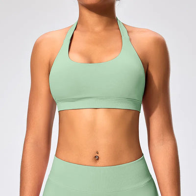 SPARK Seamless Halter Neck Yoga Fitness Bra RX2376