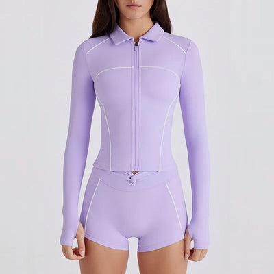 SPARK New Quick-drying Breathable Yoga Jacket QY6540