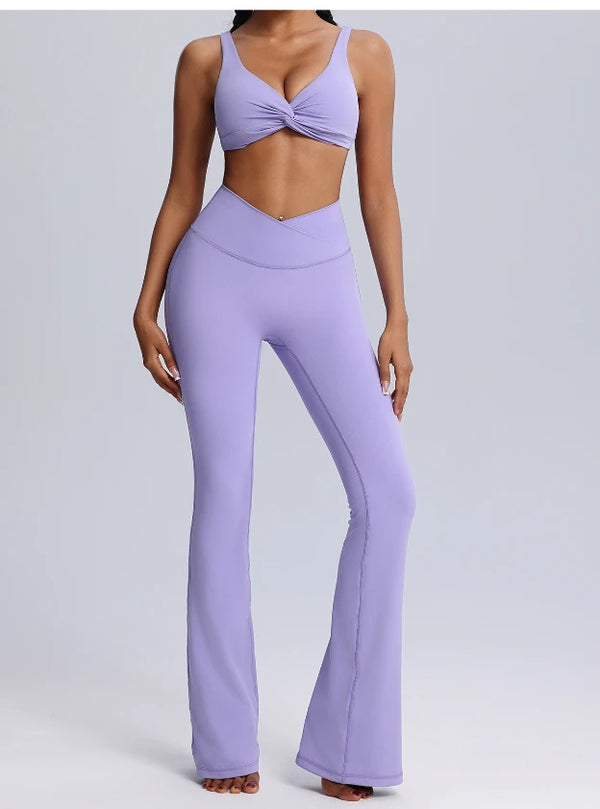 SPARK Women's Sexy Twisted Shockproof Yoga Bra FYD224