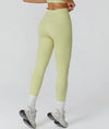 SPARK Contrast Color Sanded Folded High Waist Leggings ZC7028