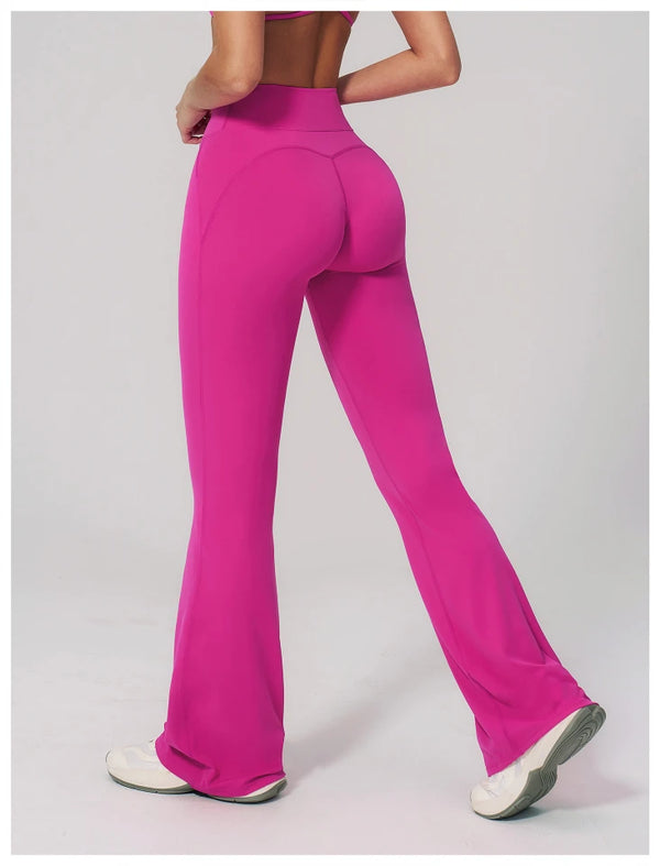 SPARK Cloud-Like High Waist Hip Lift Flared Pants ZC3091-2
