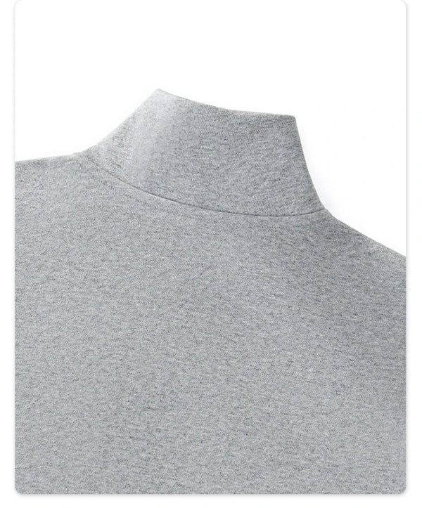 SPARK Women's Adjustable Hem Half-zip Cropped Athletic Sweatshirt PL6318