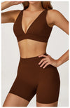 SPARK Deep V Shaped Quick-drying Yoga Fitness Bra ZC4507