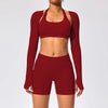 SPARK Women's Thin Smock with Open Back Fitness Cropped Top RX2376