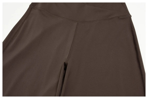 SPARK Women's Naked-Feel Cross Waist Yoga Wide Leg Pants ZC2588