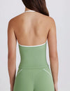SPARK Halter Neck Spaghetti Straps Yoga Tank Top QY6550