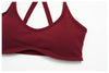 SPARK Women's Shockproof U-Neck Cross Back Yoga Sports Bra ZC5560