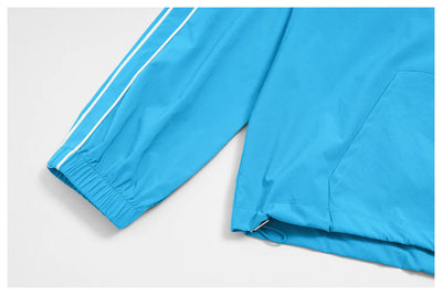 SPARK Women’s Color-Block Stand-Collar Zip-Up Jacket ZC3616-1