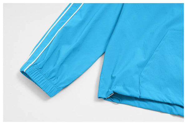 SPARK Women’s Color-Block Stand-Collar Zip-Up Jacket ZC3616-1