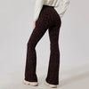 SPARK Leopard Fleece Flared Pants FX3051