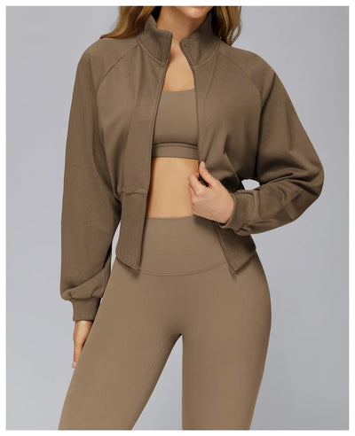 Spark Stand-up Collar Sweatshirt Versatile Sports Jacket ZC2500
