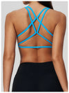 SPARK Women’s Cutout Crossover Back Naked-Feel Sports Bra ZC2578