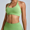 SPARK Candy Halter Seamless Sports Bra YJ1103