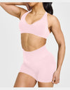 SPARK Seamless High Waist Hip Lift Yoga Cycling Shorts RX6017