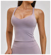 SPARK Women's Criss-Cross Back Yoga Sports Tank Top ZC2546