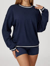 SPARK Autumn Contrast Color Leisure Windproof Sweatshirt ZC7028