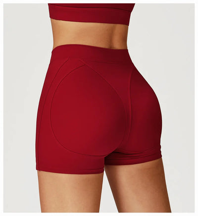 SPARK Naked Sensation High-Waisted Yoga Shorts for Women ZC4509
