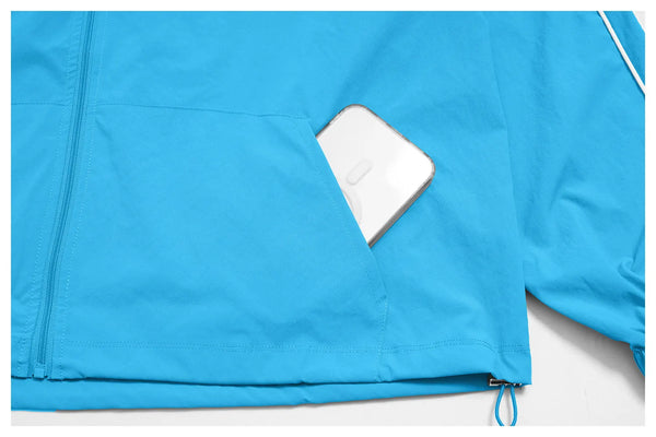 SPARK Women’s Color-Block Stand-Collar Zip-Up Jacket ZC3616-1