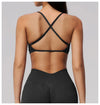 SPARK Seamless Ribbed 3-Way Convertible Yoga Sports Bra ZC3597