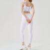SPARK Contrast Color Line 2 Piece Yoga Suit QY4037