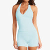 SPARK Halter Neck Vest Yoga Clothes Two Piece Set RX1346