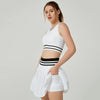 SPARK Athletic Tank Tennis Pleated Skirt Set ZJ223