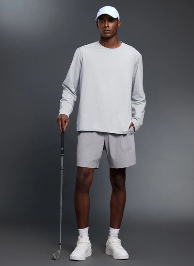 SPARK Men's Round Neck Versatile Long Sleeve Top FK033