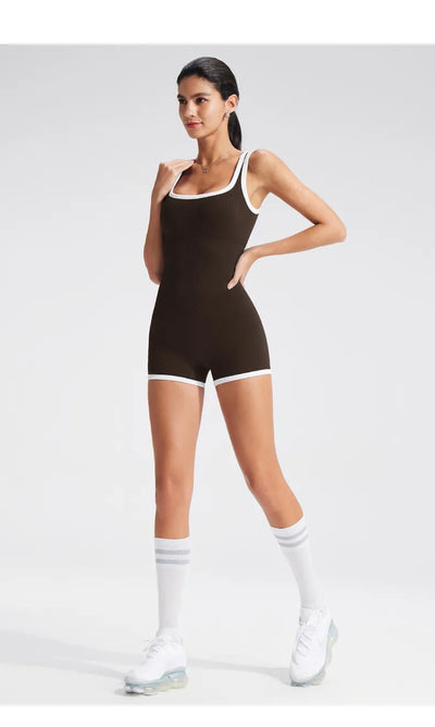 SPARK Seamless ins Style Women's Sports Yoga Fitness Jumpsuit RX1312